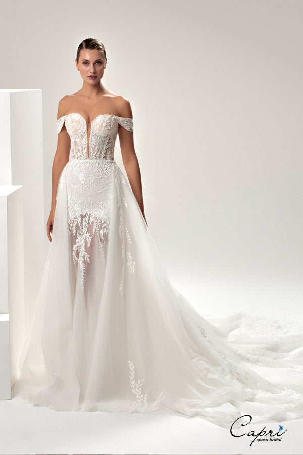 Capri Sposa Sample Sale Style Topazio