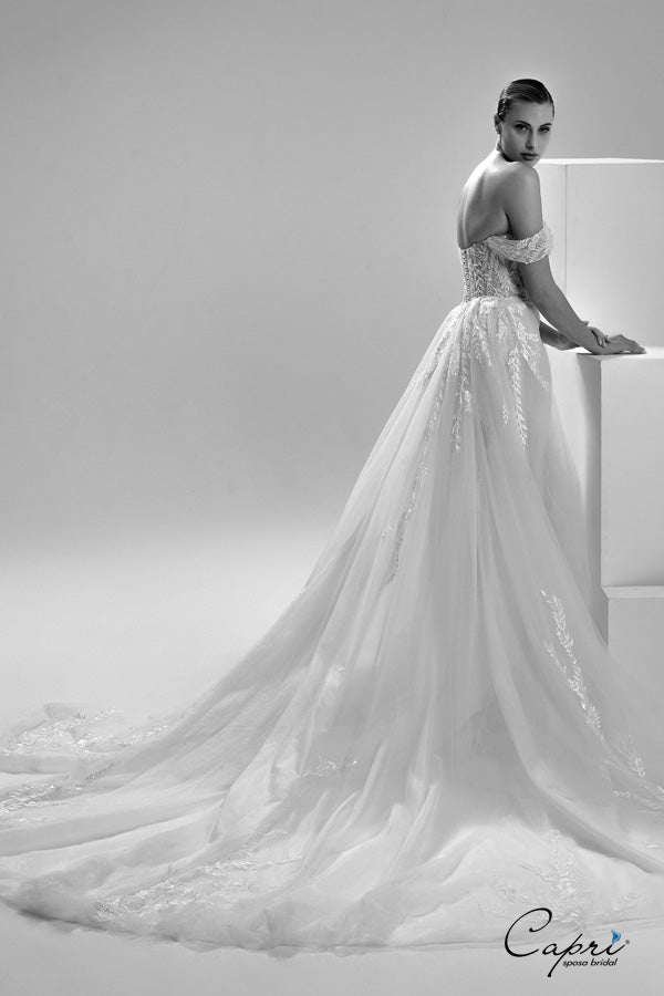 Capri Sposa Sample Sale Style Topazio