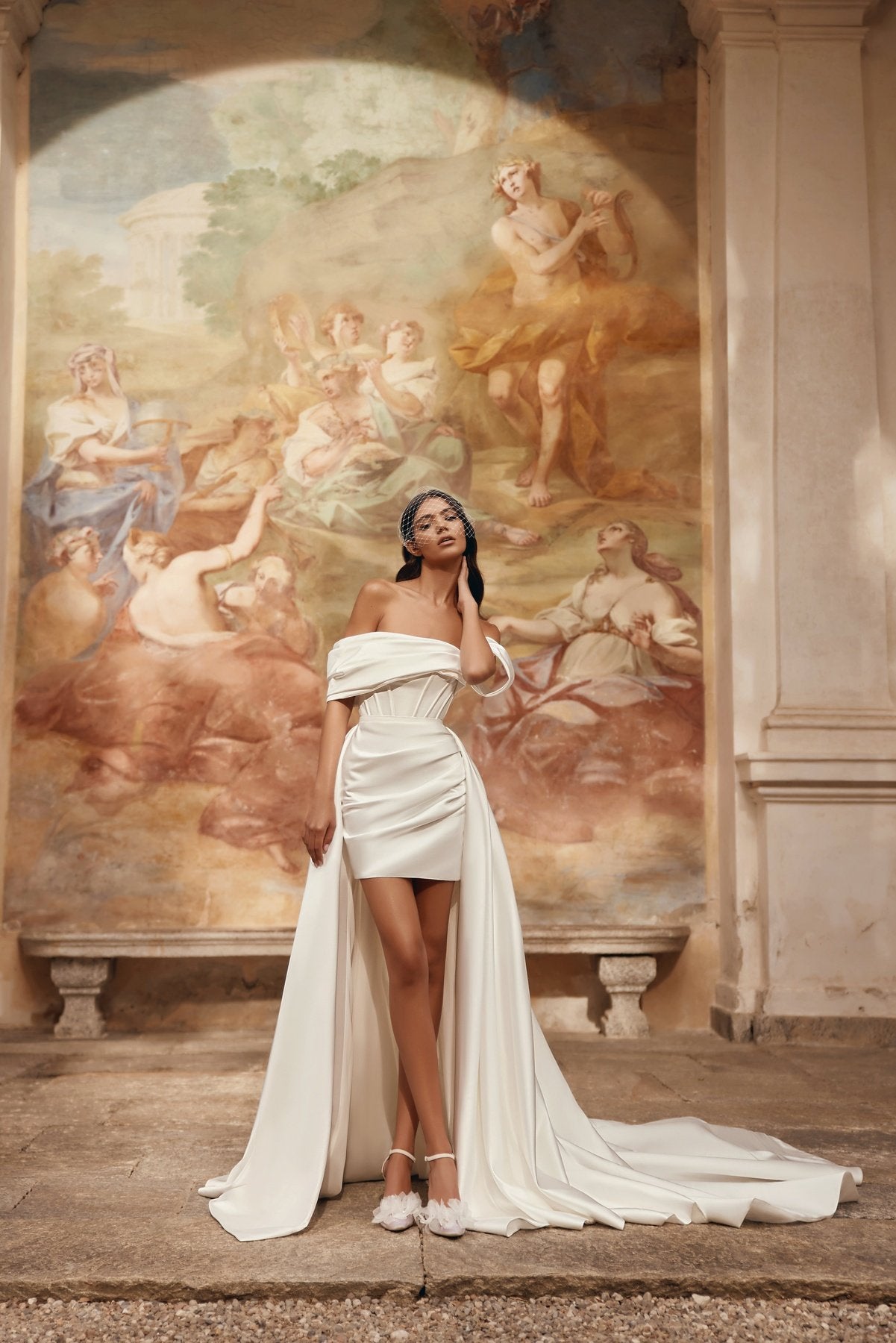 Olya Mak Sample Sale Diamante Dress and Shannon Overskirt