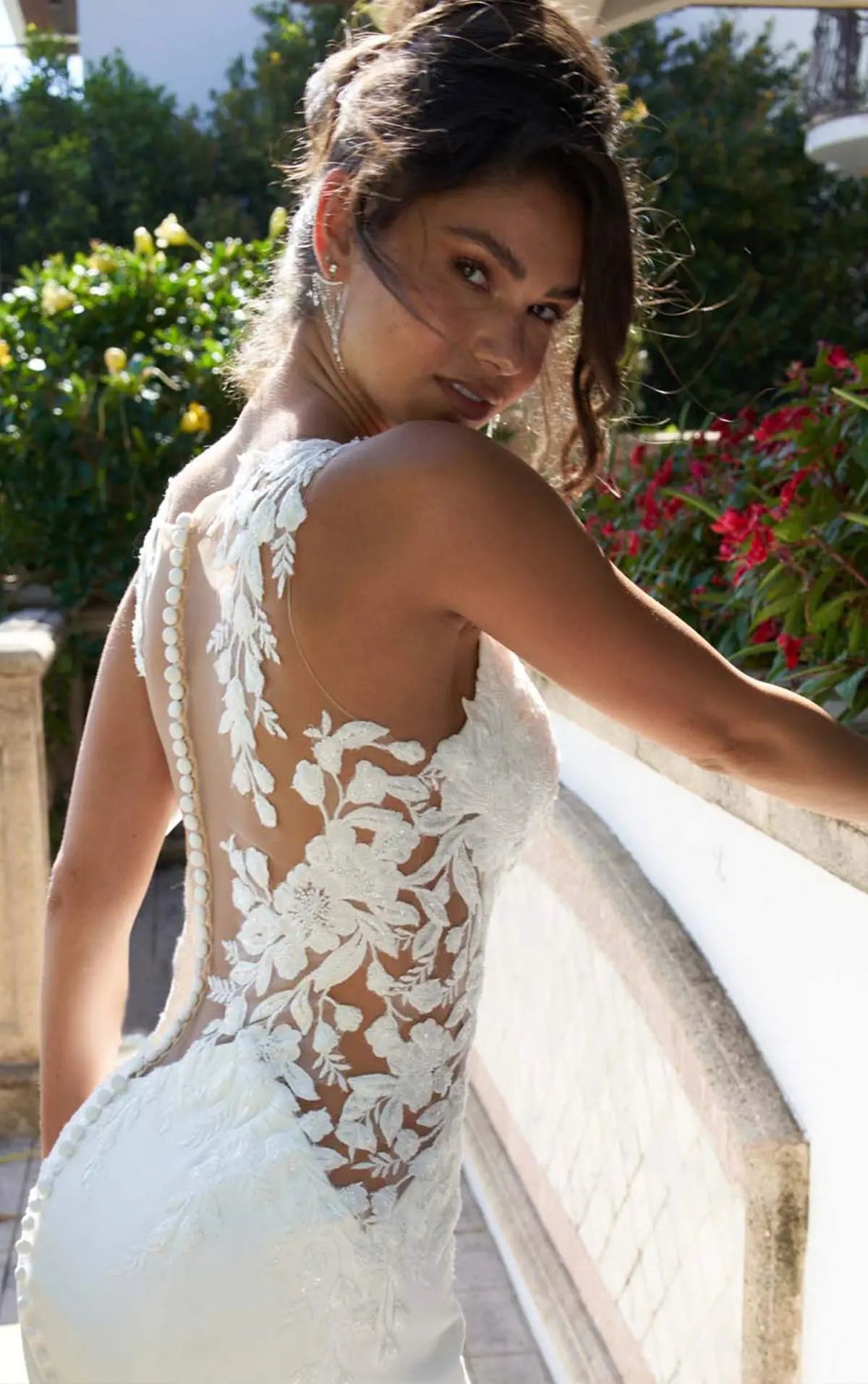 Strapless Modern Wedding Dress with Luxe Back Detail - Essense of